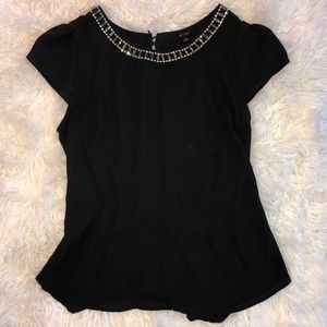 Gem collared Blouse